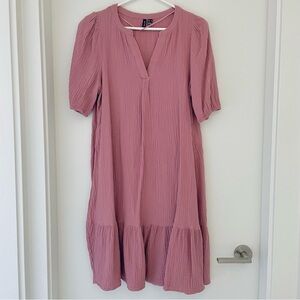 Vero Moda Cotton Gauze Dress